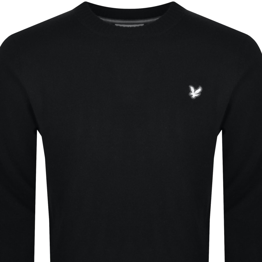 Lyle And Scott Lambswool Jumper Black